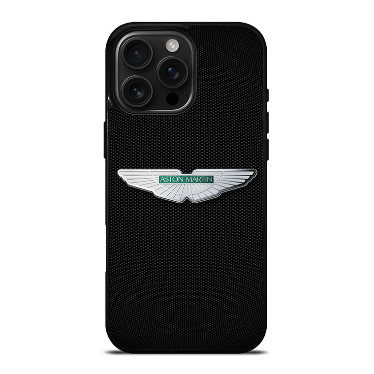 ASTON MARTIN CARBON FIBER iPhone 16 Pro Max Case Cover