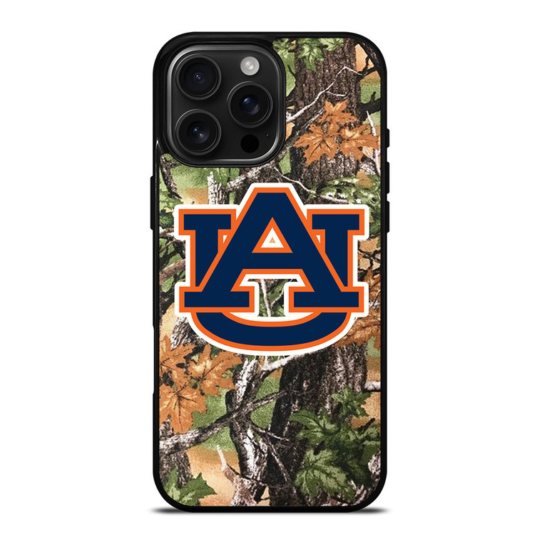 AUBURN TIGERS CAMO LEAF iPhone 16 Pro Max Case Cover