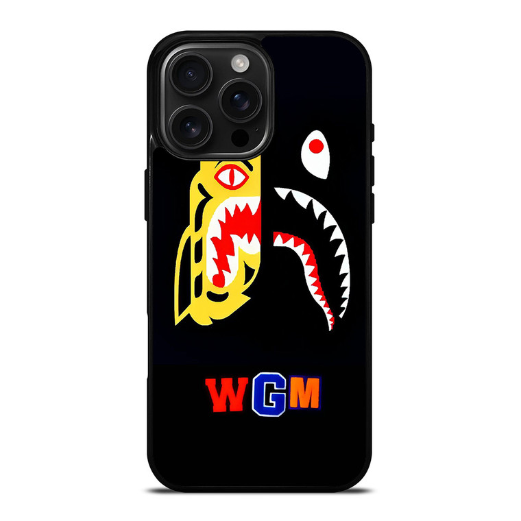BAPE SHARK TIGER iPhone 16 Pro Max Case Cover