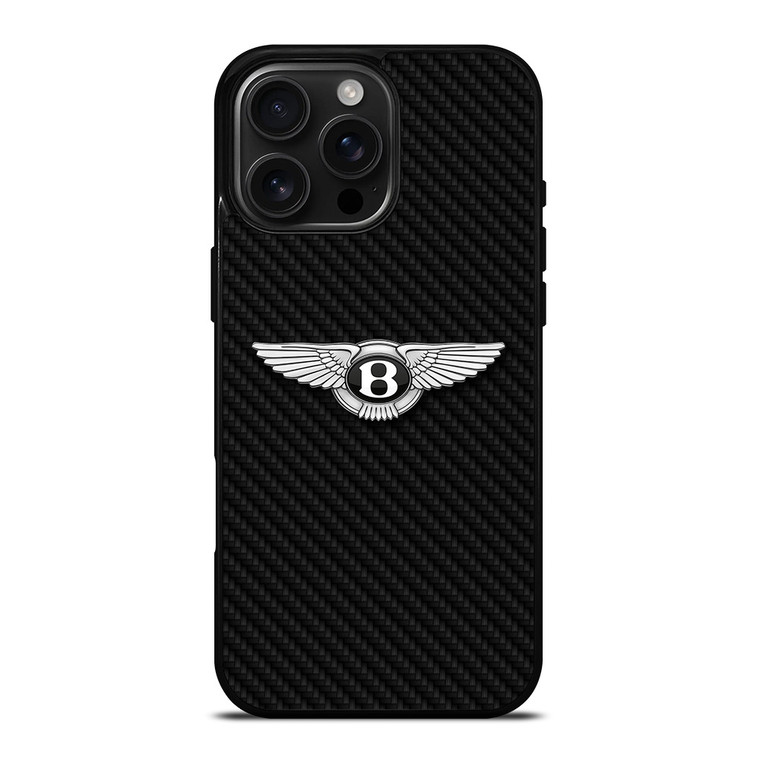 BENTLEY MOTORS CARBON FIBER iPhone 16 Pro Max Case Cover