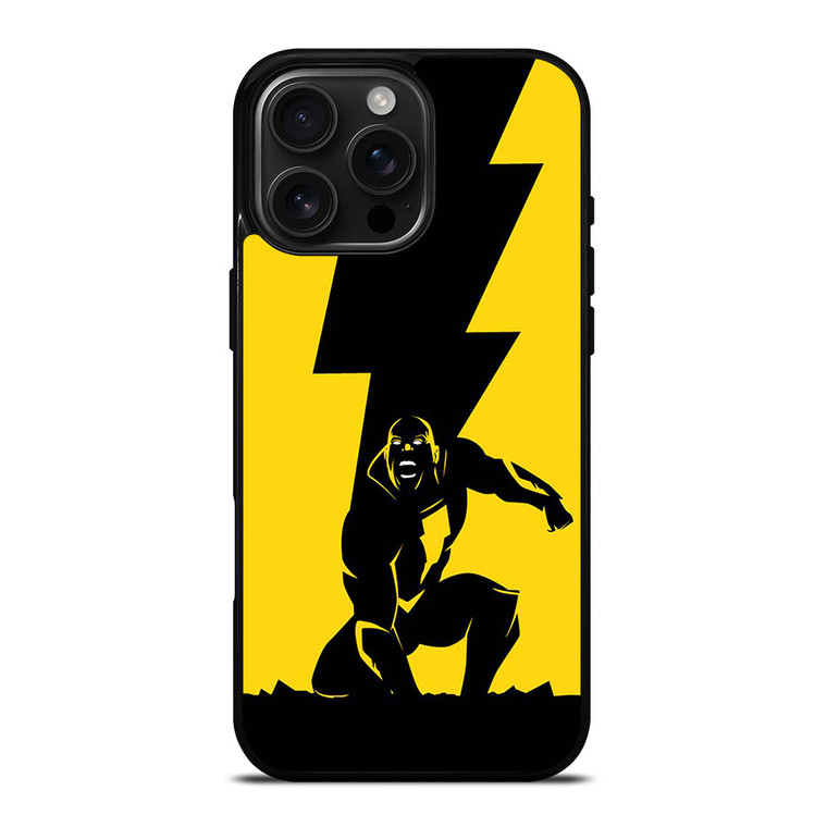 BLACK ADAM MARVEL FLAT iPhone 16 Pro Max Case Cover