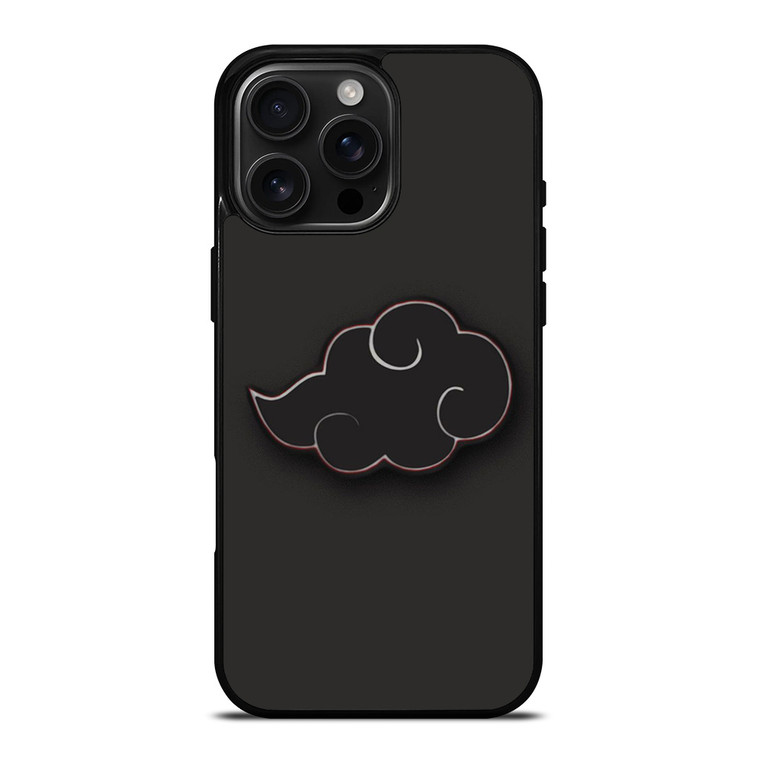 BLACK AKATSUKI iPhone 16 Pro Max Case Cover