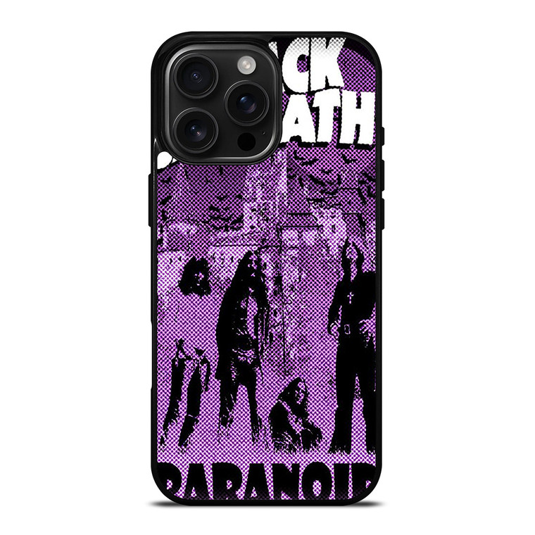 BLACK SABBATH ROCK BAND PARANOID iPhone 16 Pro Max Case Cover