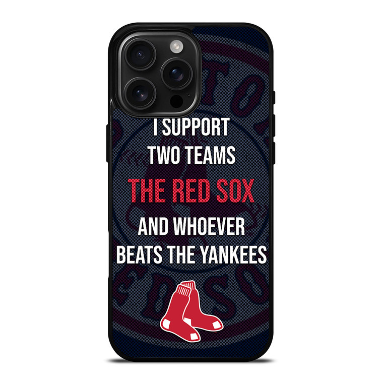 BOSTON RED SOX MLB BASEBALL BANTER FANS 2 iPhone 16 Pro Max Case Cover