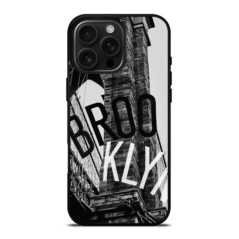 BROOKLYN NETS NBA BASKETBALL iPhone 16 Pro Max Case Cover