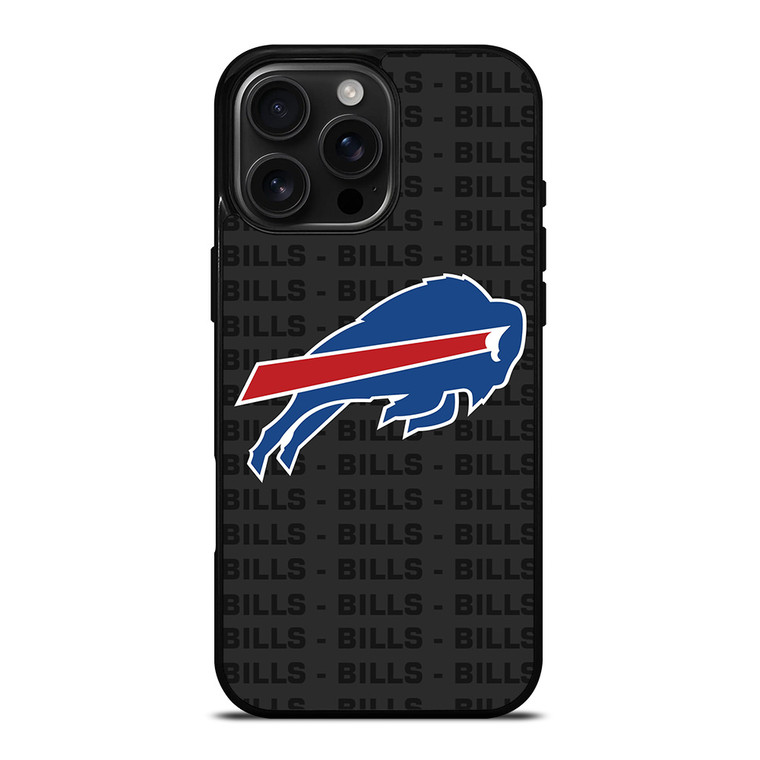 BUFFALO BILLS FOOTBALL TEXT iPhone 16 Pro Max Case Cover BUFFALO BILLS FOOTBALL TEXT iPhone 16 Pro Max Case Cover