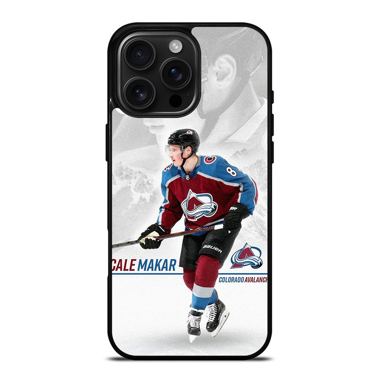 CALE MAKAR COLORADO AVALANCHE HOCKEY iPhone 16 Pro Max Case Cover