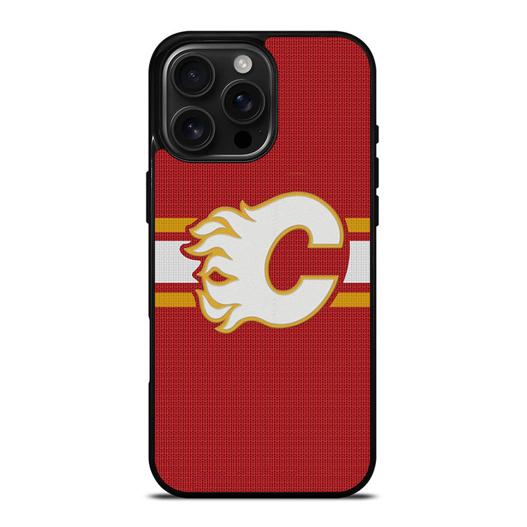 CALGARY FLAMES HOCKEY TEAM LOGO iPhone 16 Pro Max Case Cover