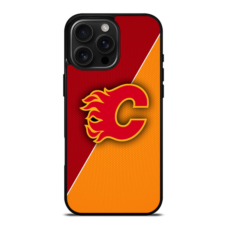 CALGARY FLAMES NHL HOCKEY LOGO iPhone 16 Pro Max Case Cover