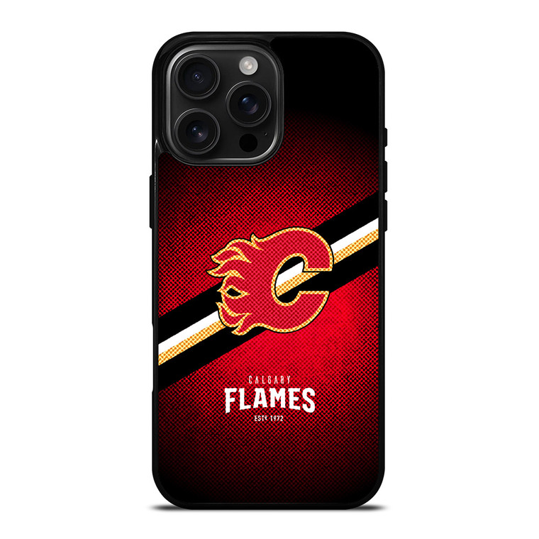 CALGARY FLAMES NHL HOCKEY iPhone 16 Pro Max Case Cover