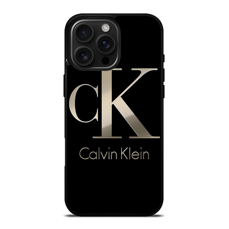 CALVIN KLEIN METAL LOGO iPhone 16 Pro Max Case Cover