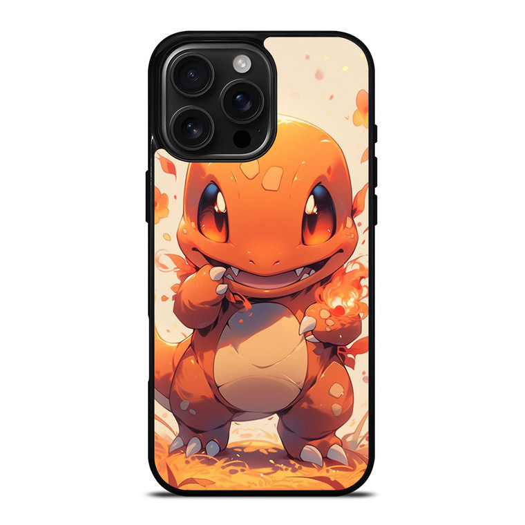 CHIBI CHARMANDER POKEMON POCKET MONSTERS iPhone 16 Pro Max Case Cover
