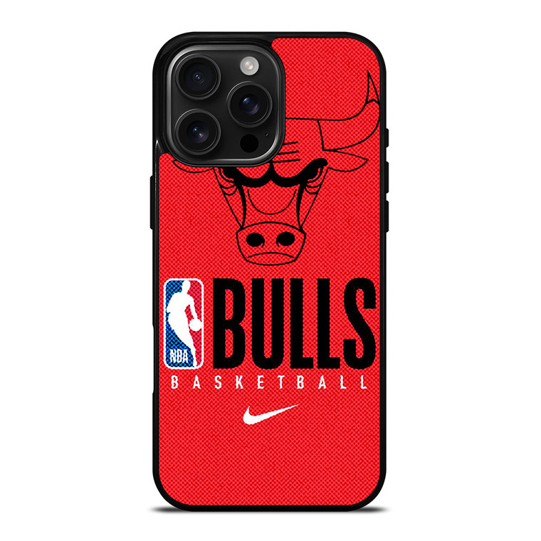 CHICAGO BULLS NBA BASKETBALL LOGO iPhone 16 Pro Max Case Cover
