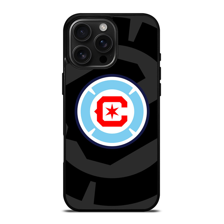 CHICAGO FIRE MLS BLACK iPhone 16 Pro Max Case Cover