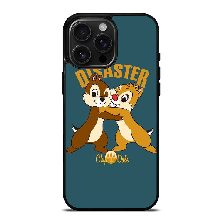 CHIP AND DALE DISNEY CARTOON MASTER OF DISASTER iPhone 16 Pro Max Case Cover