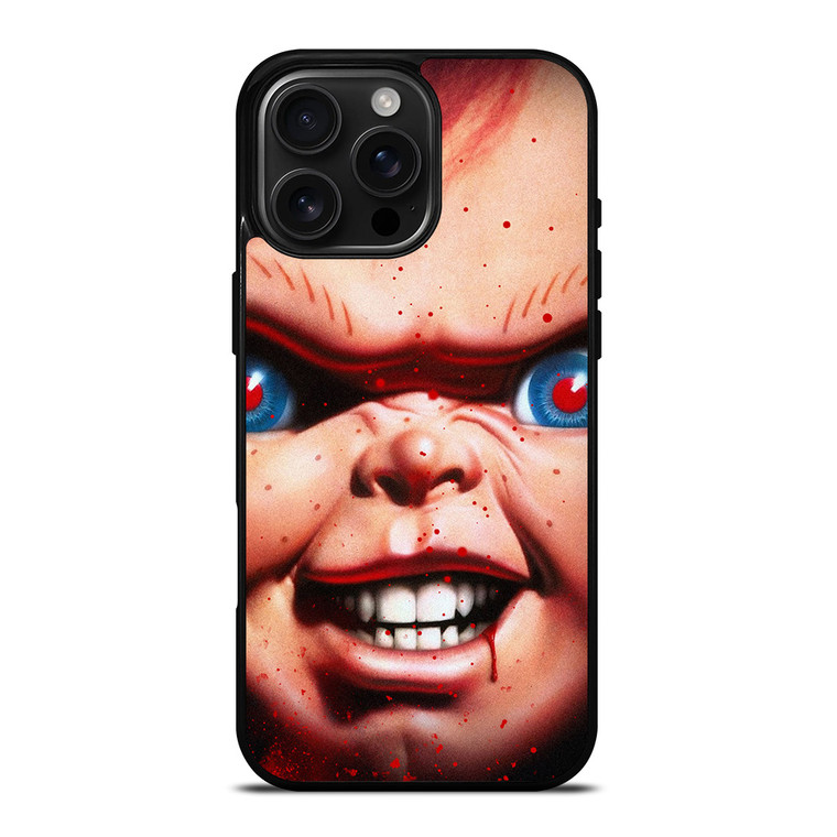 CHUCKY CHILD'S PLAY FACE iPhone 16 Pro Max Case Cover