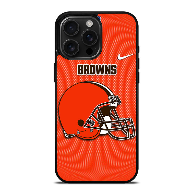 CLEVELAND BROWNS NFL FOOTBALL NIKE iPhone 16 Pro Max Case Cover