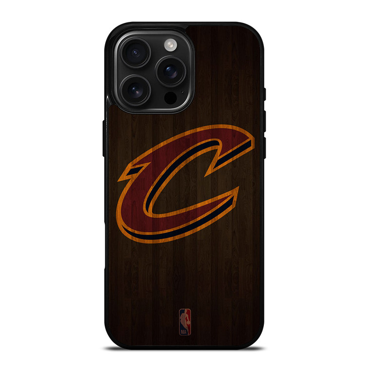 CLEVELAND CAVALIERS BASKETBALL COURT NBA iPhone 16 Pro Max Case Cover