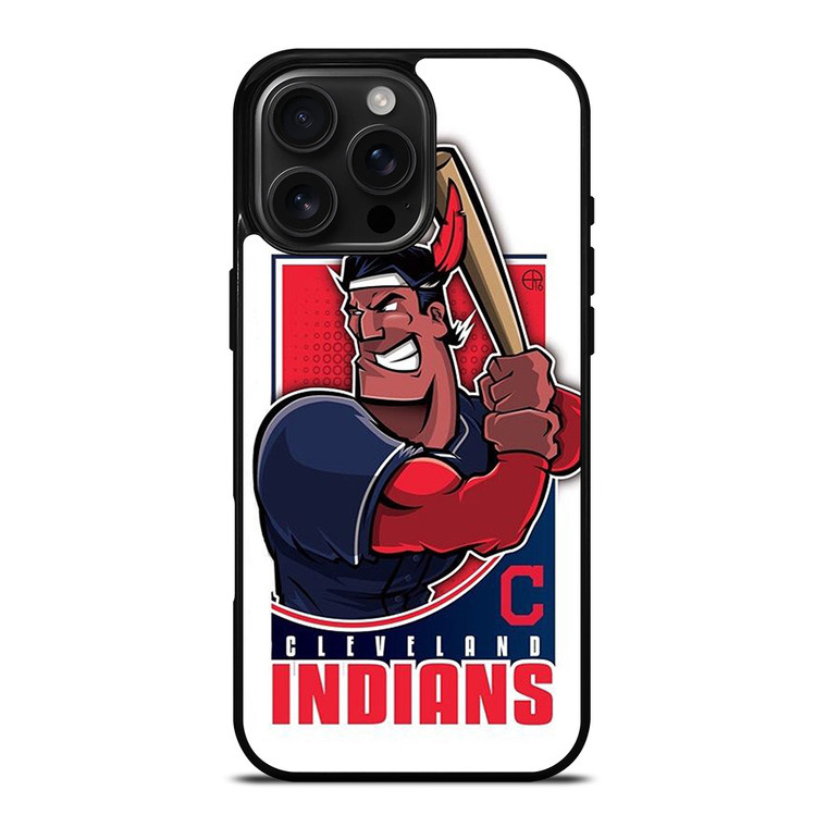 CLEVELAND INDIANS LOGO BASEBALL ICON iPhone 16 Pro Max Case Cover