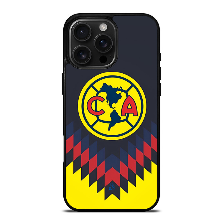 CLUB AMERICA MEXICO AZULCREMA AGUILAZ LOGO iPhone 16 Pro Max Case Cover