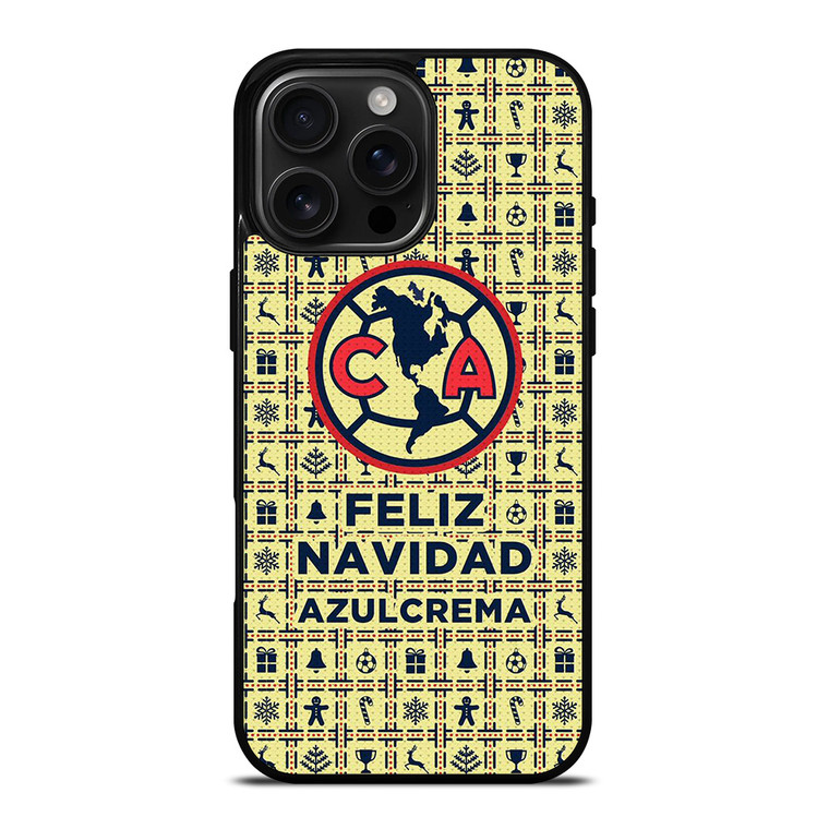 CLUB AMERICA MEXICO AZULCREMA AGUILAZ iPhone 16 Pro Max Case Cover