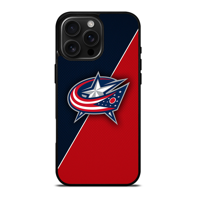 COLUMBUS BLUE JACKETS NHL HOCKEY LOGO iPhone 16 Pro Max Case Cover