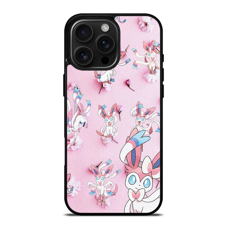 CUTE SYLVEON POKEMON iPhone 16 Pro Max Case Cover