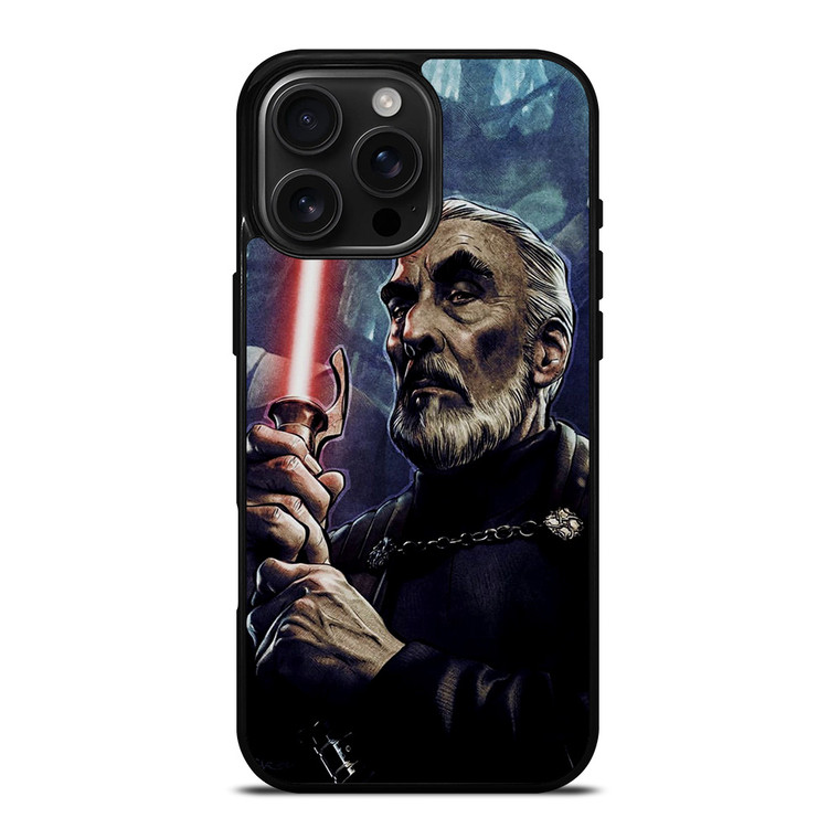 DARTH TYRANUS COUNT DOOKU STAR WARS iPhone 16 Pro Max Case Cover