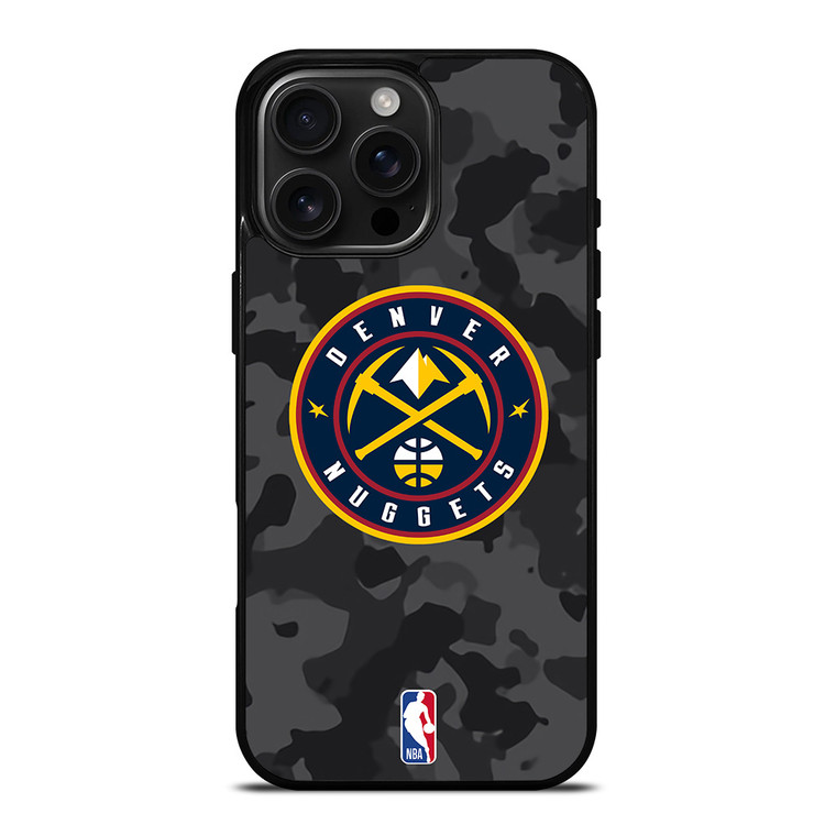 DENVER BRONCOS BLACK CAMO iPhone 16 Pro Max Case Cover