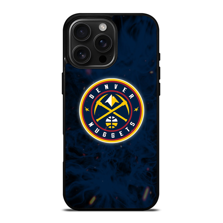 DENVER NUGGETS BASKETBALL NBA FIRE iPhone 16 Pro Max Case Cover
