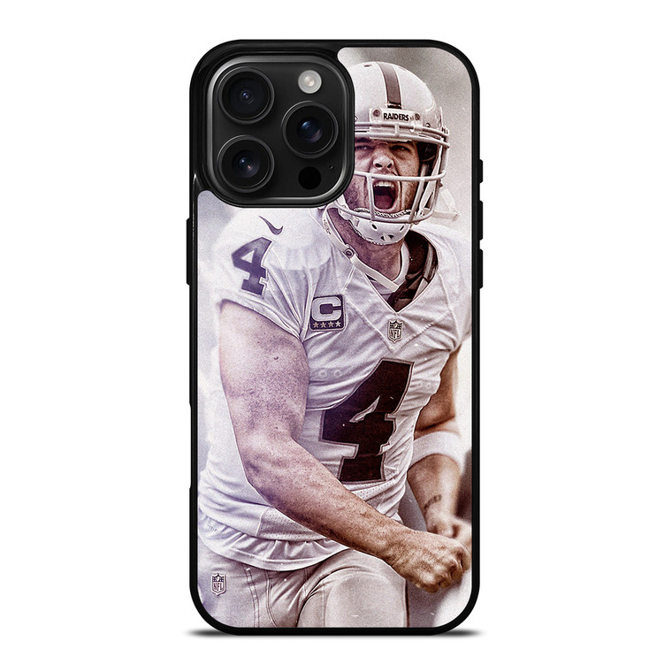 DEREK CARR LAS VEGAS RAIDERS 2 iPhone 16 Pro Max Case Cover DEREK CARR LAS VEGAS RAIDERS 2 iPhone 16 Pro Max Case Cover