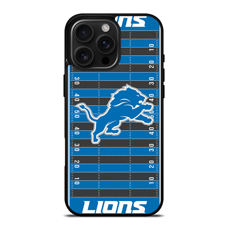DETROIT LIONS FOOTBALL FIELD iPhone 16 Pro Max Case Cover