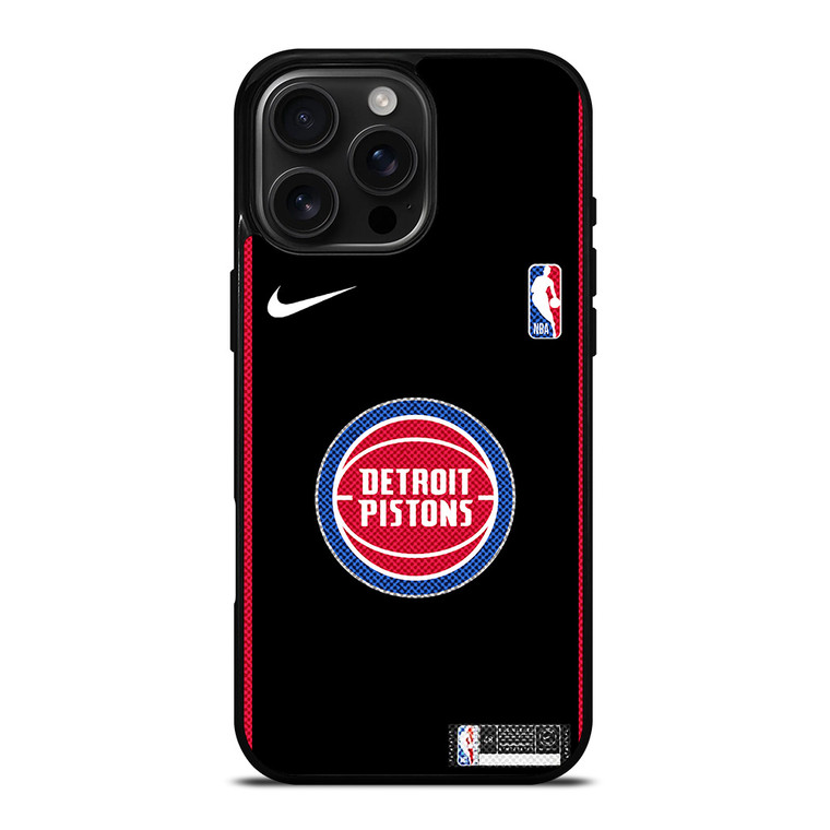 DETROIT PISTONS NIKE NBA BASKETBALL iPhone 16 Pro Max Case Cover