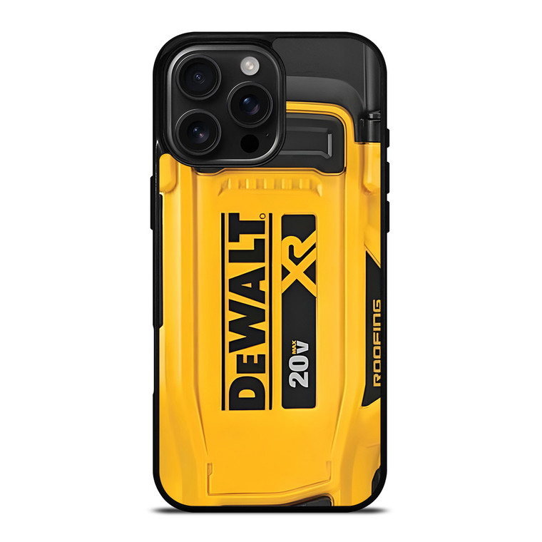 DEWALT TOOL LOGO ROOFING NAILER iPhone 16 Pro Max Case Cover
