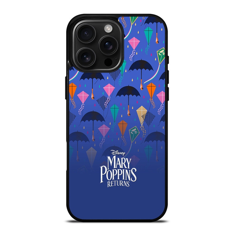 DISNEY MARY POPPINS PATTERN iPhone 16 Pro Max Case Cover