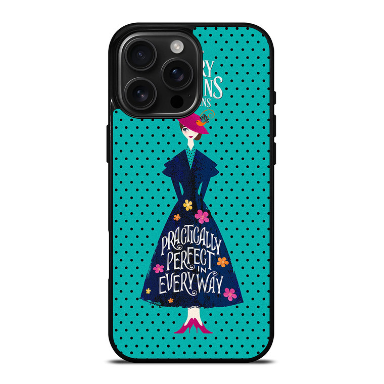 DISNEY MARY POPPINS POLKADOT iPhone 16 Pro Max Case Cover