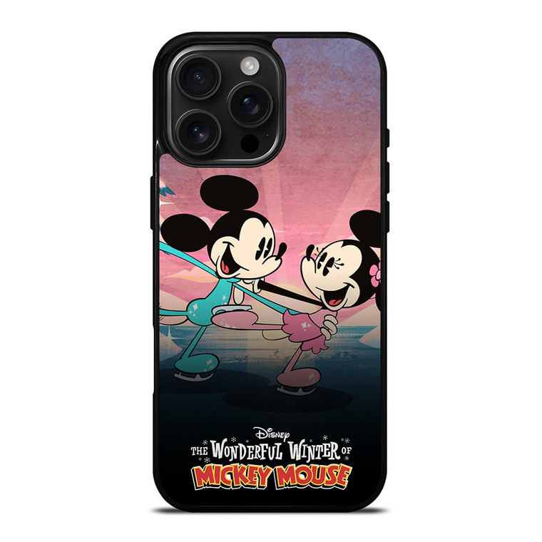 DISNEY WONDERFUL WINTER MICKEY MOUSE iPhone 16 Pro Max Case Cover