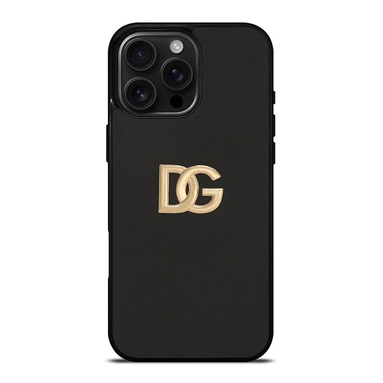 DOLCE AND GABBANA BLACK GOLD iPhone 16 Pro Max Case Cover