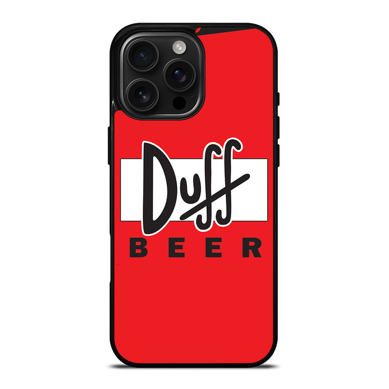 DUFF BEER THE SIMPSONS CARTOON 2 iPhone 16 Pro Max Case Cover