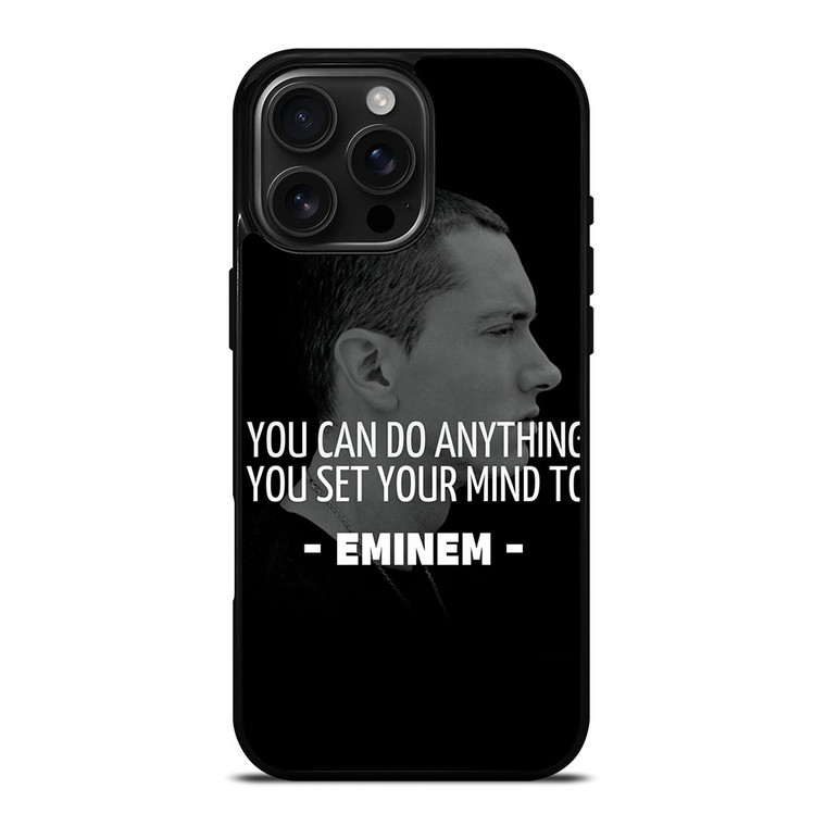 EMINEM RAPPER QUOTES iPhone 16 Pro Max Case Cover