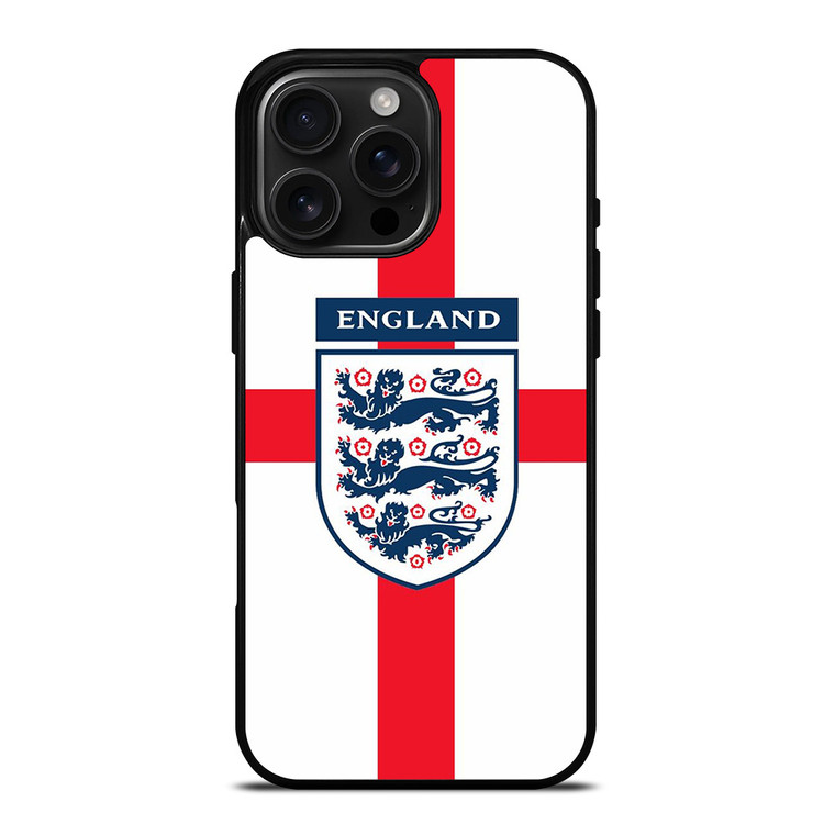 ENGLAND FOOTBALL THREE LIONS iPhone 16 Pro Max Case Cover