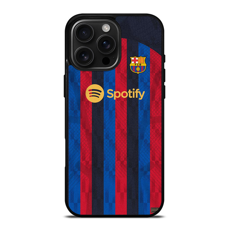 FC BARCELONA JERSEY 2022-23 iPhone 16 Pro Max Case Cover