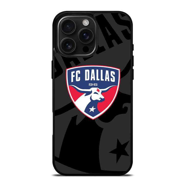 FC DALLAS MLS BLACK iPhone 16 Pro Max Case Cover