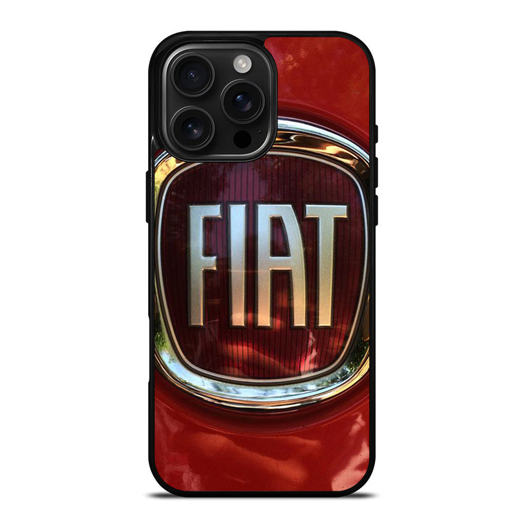 FIAT CAR RED LOGO iPhone 16 Pro Max Case Cover