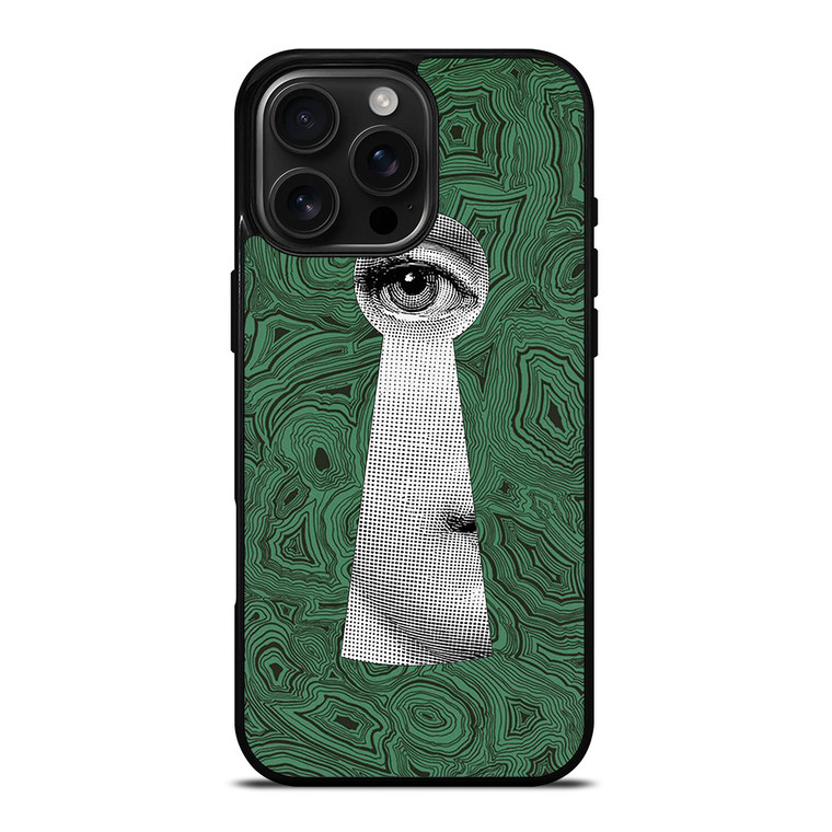 FORNASETTI MALACHITE EYE KEY iPhone 16 Pro Max Case Cover
