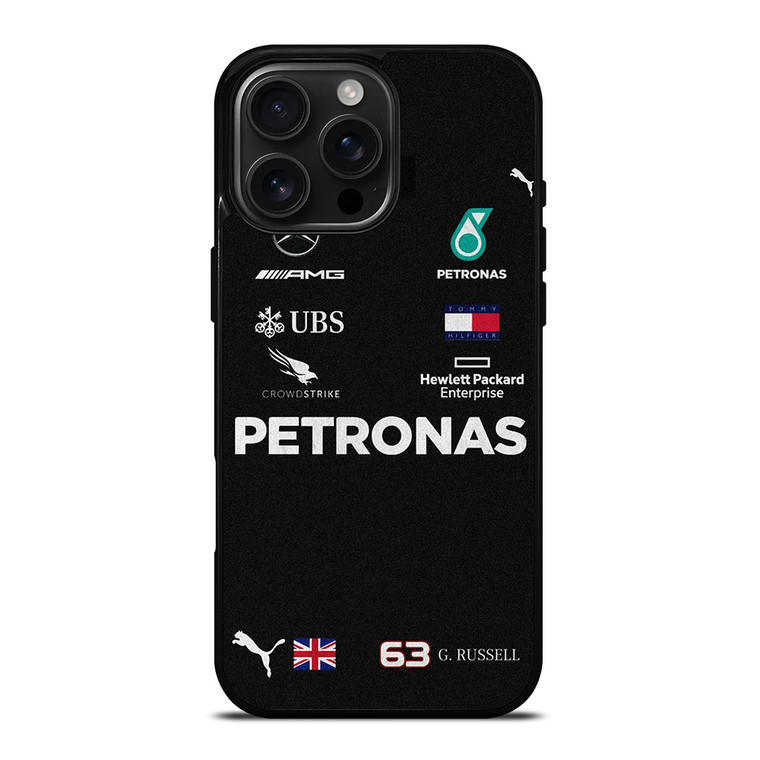 GEORGE RUSSEL FORMULA ONE iPhone 16 Pro Max Case Cover