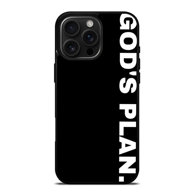 GODS PLAN DRAKE RAPPER iPhone 16 Pro Max Case Cover