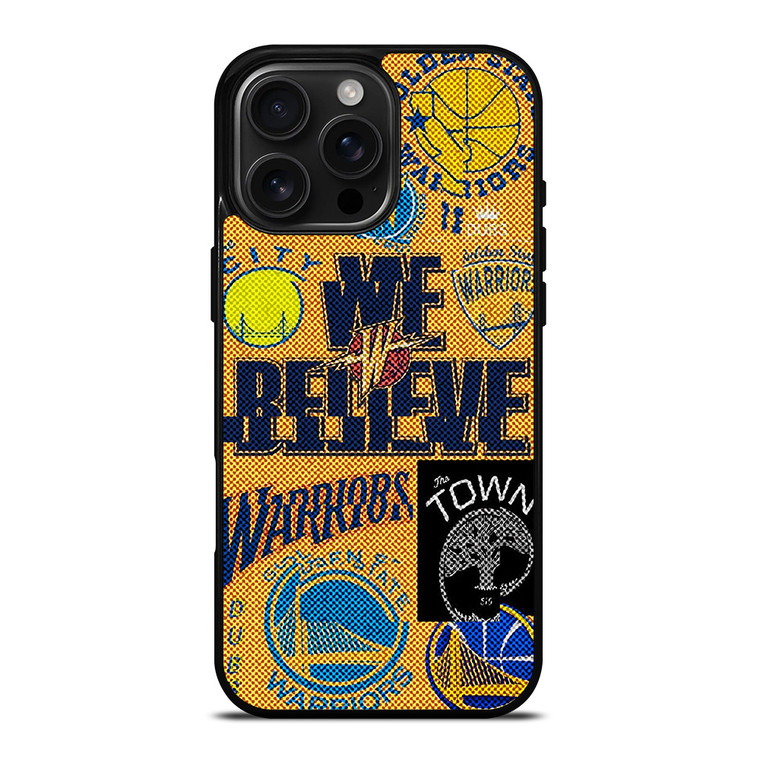 GOLDEN STATE WARRIORS NBA BASKETBALL COLLAGE iPhone 16 Pro Max Case Cover