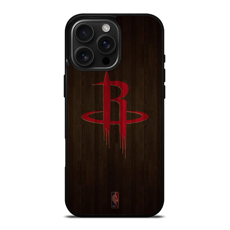 HOUSTON ROCKETS BASKETBALL COURT NBA iPhone 16 Pro Max Case Cover