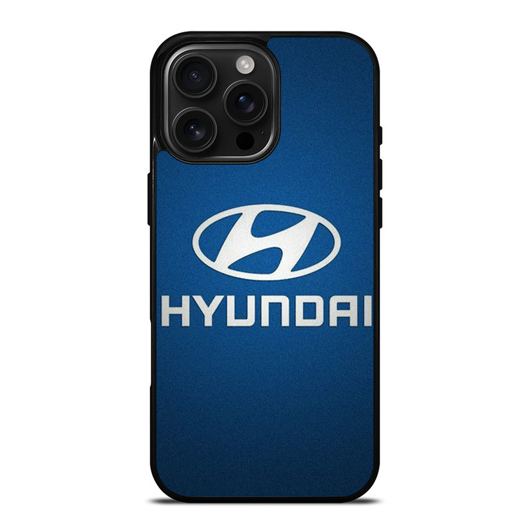HYUNDAI MOTOR BLUE LOGO iPhone 16 Pro Max Case Cover